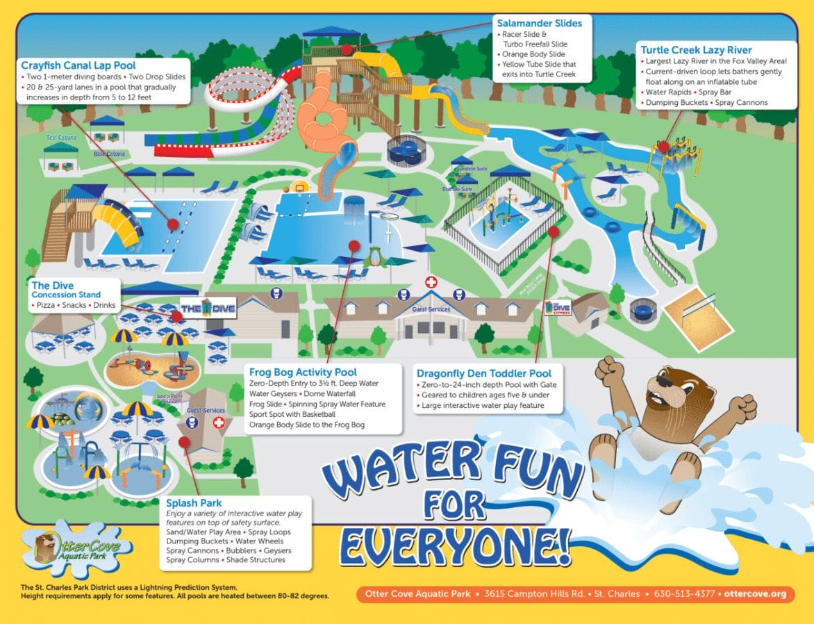 Otter Cove Aquatic Park Map and Brochure (2022 - 2023
