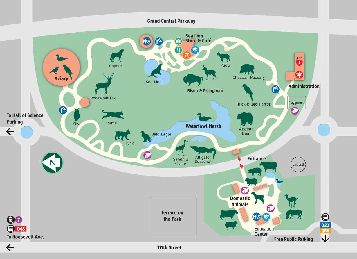 Queens Zoo Map and Brochure (2020 2023)