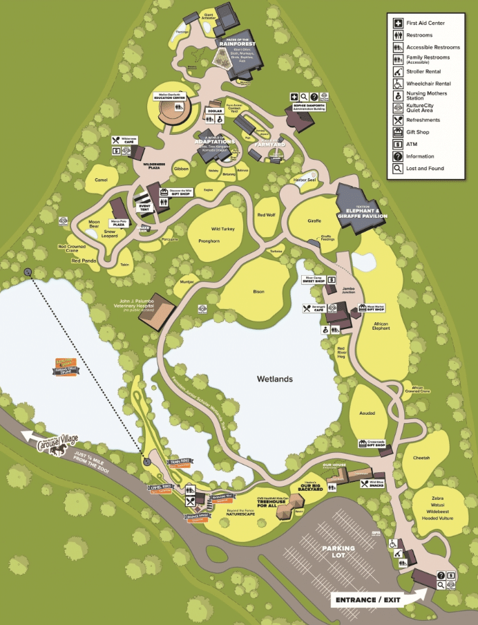 Roger Williams Park Zoo Map and Brochure (2017 - 2023 ...