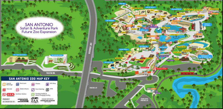 San Antonio Zoo Map and Brochure (2020 – 2023)