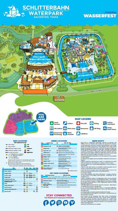 Schlitterbahn Galveston Island - Schlitterbahn Galveston Island Map 2023 