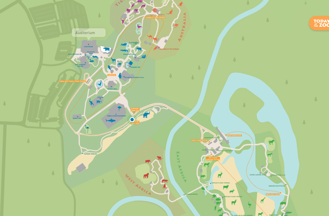 Kansas City Zoo Map and Brochure (2022 2023)