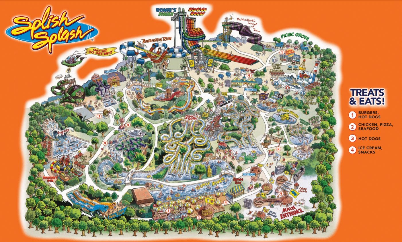 Splish Splash Water Park Map and Brochure (2021 - 2023 ...