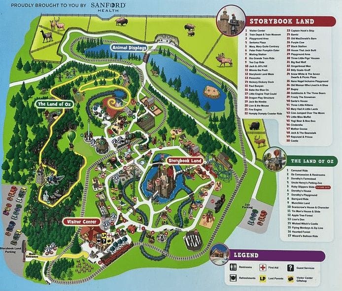 Storybook Land Aberden Map And Brochure 2023 ThemeParkBrochures Net   Storybook 2023 