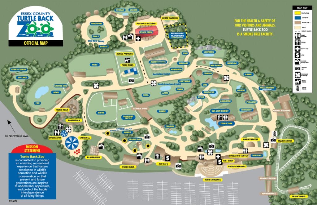 Turtle Back Zoo Map and Brochure (2013 2023)