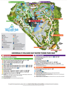 Volcano Bay Map and Brochure 2016 - Volcano Bay 2020 231x300 