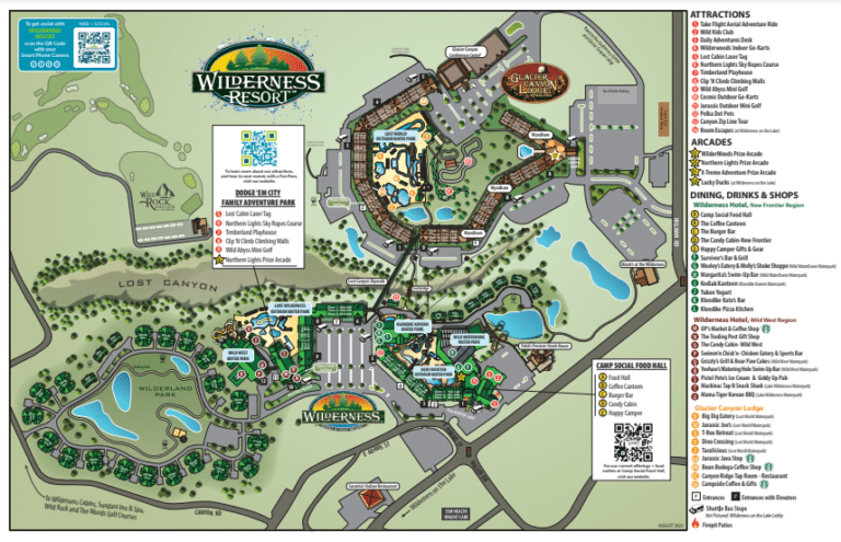 Wilderness Resort Map and Brochure (2022 – 2023)