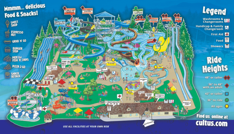 Cultus Lake Waterpark Map and Brochure (2018 – 2020)