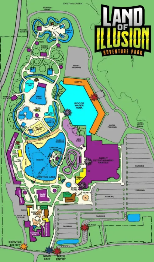 Land of Illusion Adventure Park Map and Brochure (2020 – 2023)