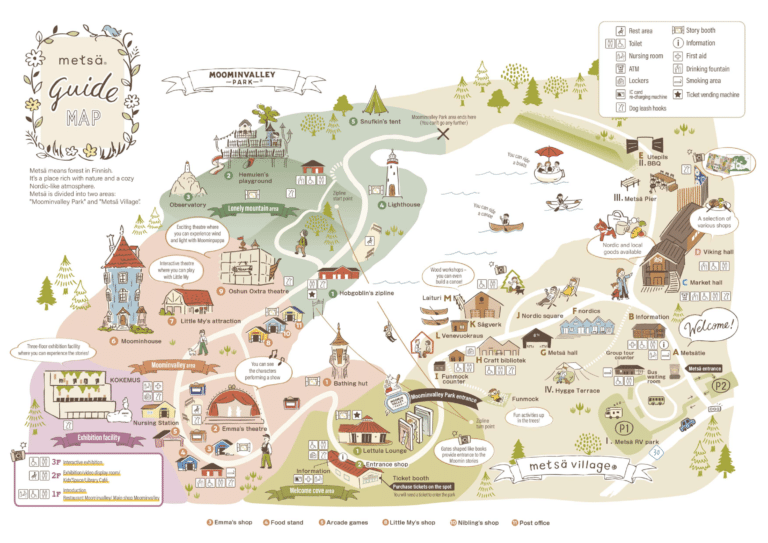 Moominvalley Park Map and Brochure (2021 – 2024)