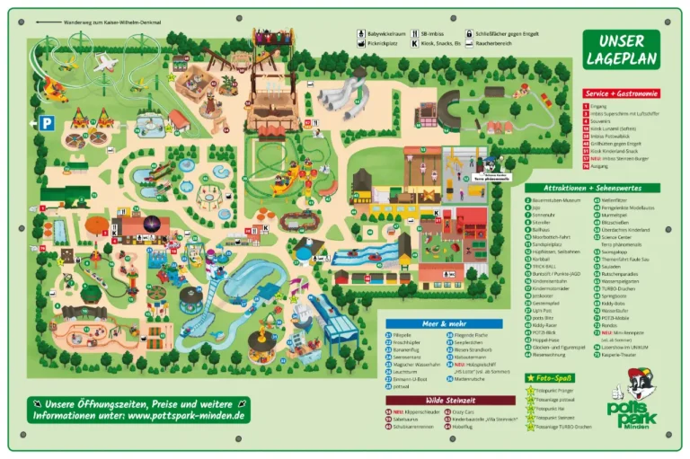 Potts Park Map and Brochure (2022 – 2023)