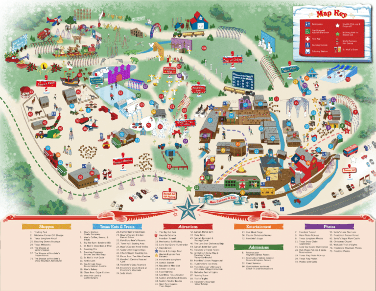 Santa’s Wonderland Map and Brochure (2021 – 2023)