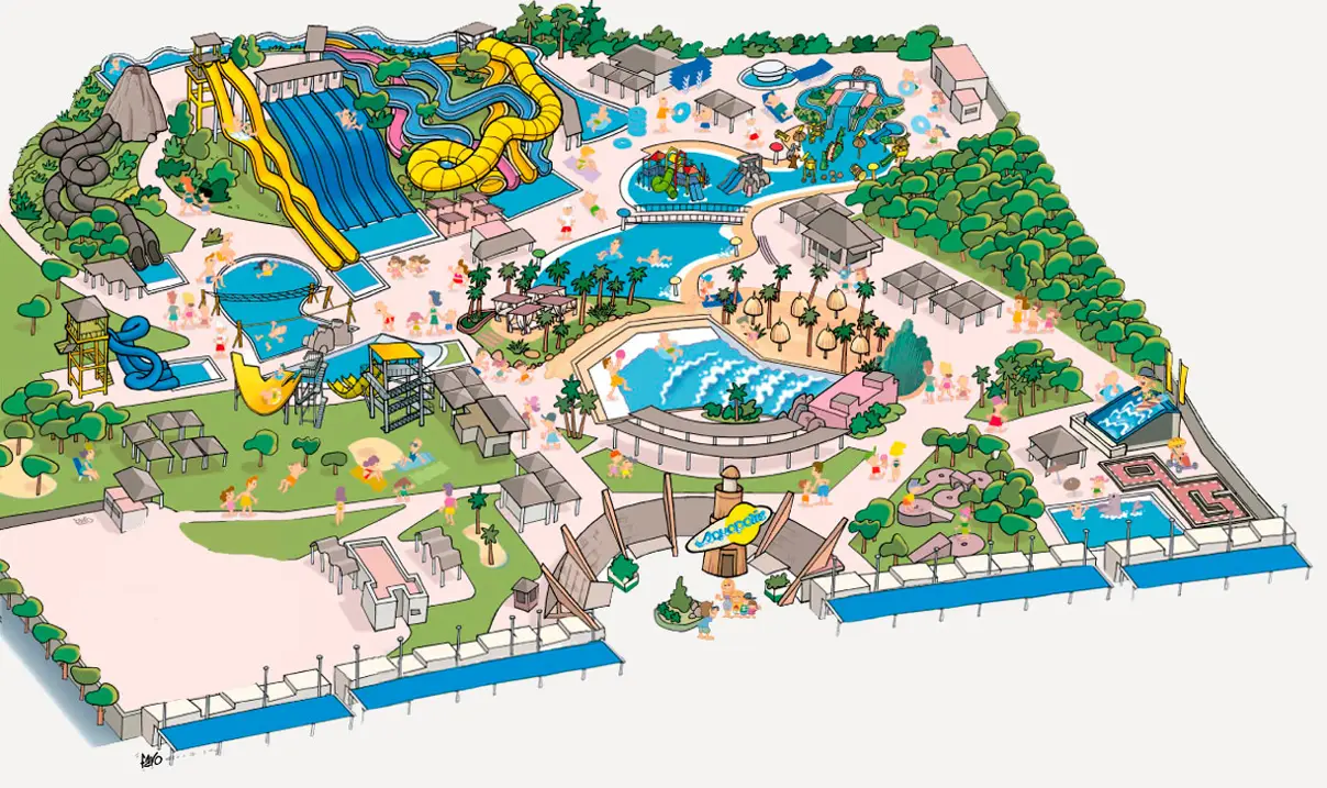 Aquopolis Costa Daurada Map and Brochure (2021 - 2023 ...