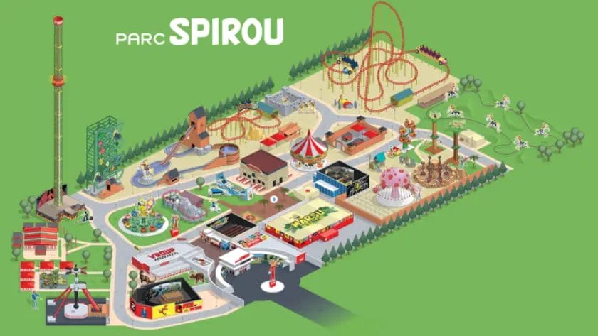 Parc Spirou Provence Map 2020