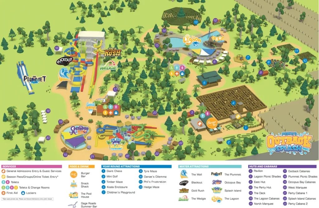 Perth's Outback Splash Map and Brochure (2020 - 2023 ...