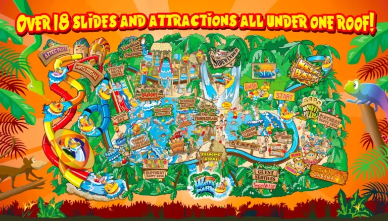 Sandcastle Water Park Map and Brochure (2019 – 2023)