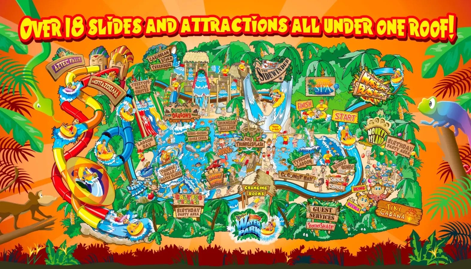 Sandcastle Water Park Map and Brochure (2019 - 2023 ...