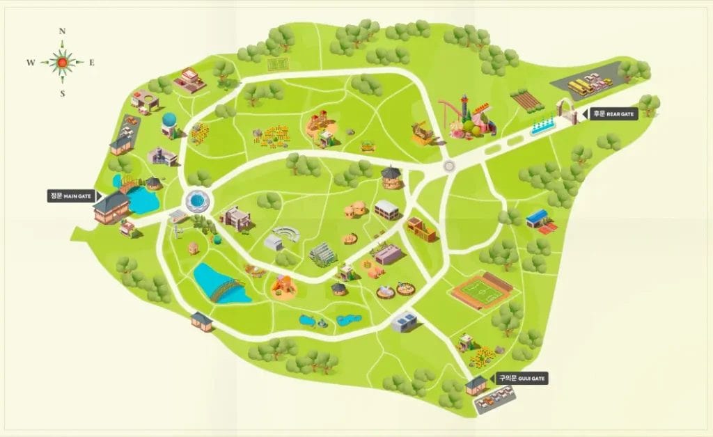 Seoul Children's Grand Park Map and Brochure (2020 - 2023 ...