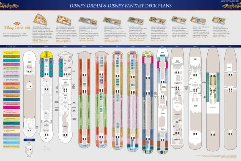 Disney Dream Map and Brochure (2015 – 2023)
