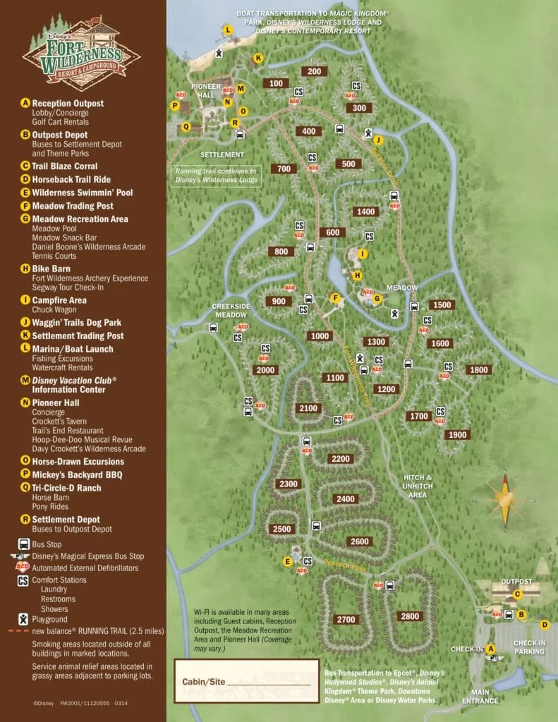 Disney Fort Wilderness Campground - Disney Fort Wilderness Map PDF 2024 791x1024.webp