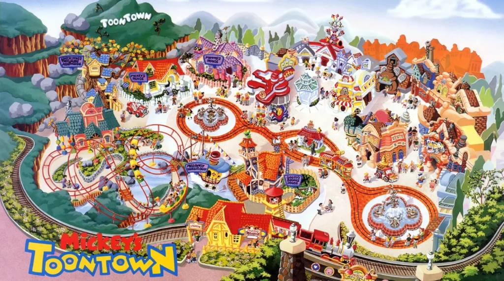 Disneyland Toontown Map 2020
