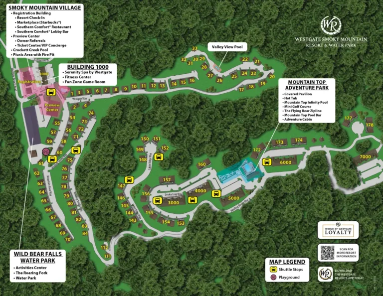 Wild Bear Falls Water Park Map and Brochure (2023 -2020)